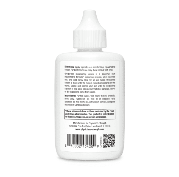 OregaHeal bottle back